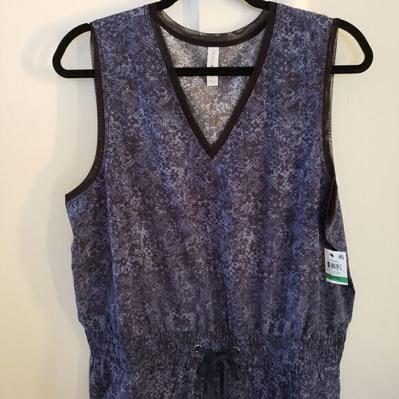 Ideology Snake Print Drawstring Waist Dress - Picture 2 of 8